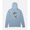 Pánské triko Salty Crew Game Fish Hood Sunshirt