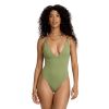Dámské plavky Volcom Heavy Metal Plunge 1 Piece